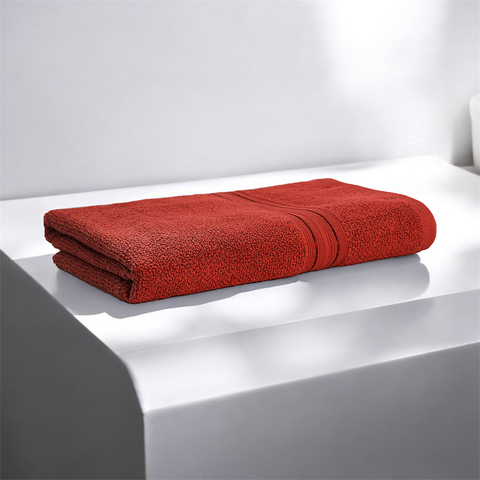 Lane Linen 100% Cotton Bath Towel for Bathroom, Dark Brown Colour Bath Towel