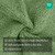 Zero Twist Yarn For High Absorbency, Soft & Gentle Feel On The Skin , OEKO-TEX, Bath Towels, Olive colour