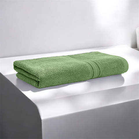 Lane Linen 100% Cotton Bath Towel for Bathroom, Olive Colour Bath Towel