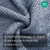Zero Twist Yarn For High Absorbency, Soft & Gentle Feel On The Skin , OEKO-TEX Hand Towels, Dusk Blue colour