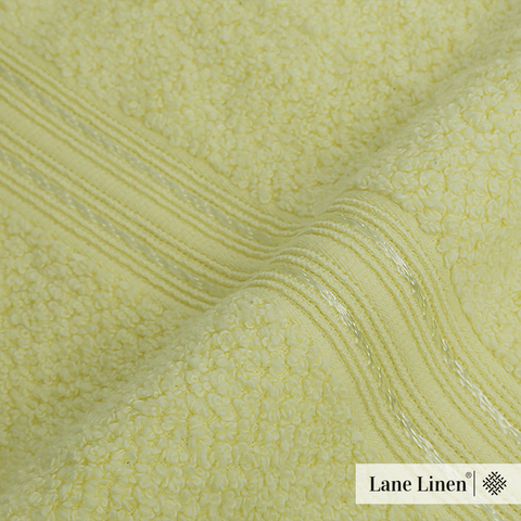 Lane Linen 100% Cotton, Highly Absorbent, Premium Hand Towel, 575 GSM Hand Towel, Yellow Colour 