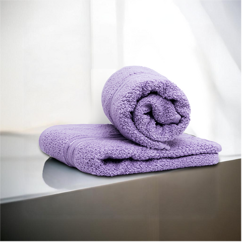 Lane Linen 100% Cotton, Highly Absorbent - 2 Hand Towels, 575 GSM (English Lavendar) - Lane Linen