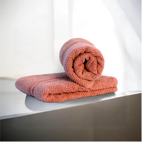 Lane Linen 100% Cotton, Highly Absorbent - 2 Hand Towels, 575 GSM (Light Brown) - Lane Linen