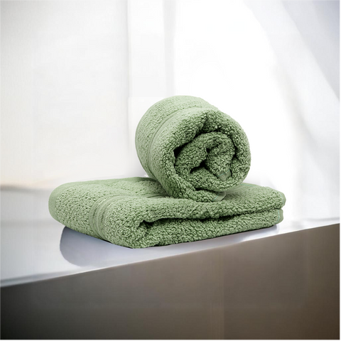 Lane Linen 100% Cotton, Highly Absorbent - 2 Hand Towels, 575 GSM (Olive) - Lane Linen