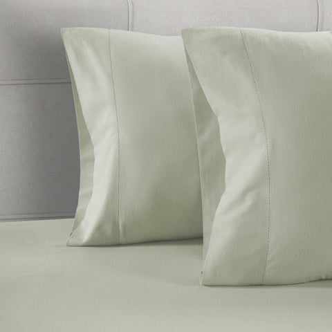 Lane Linen 100% Organic Cotton Pillow Pair |Breathable Fabric | Sustainable & Eco Friendly(Mineral,Standard) - Lane Linen