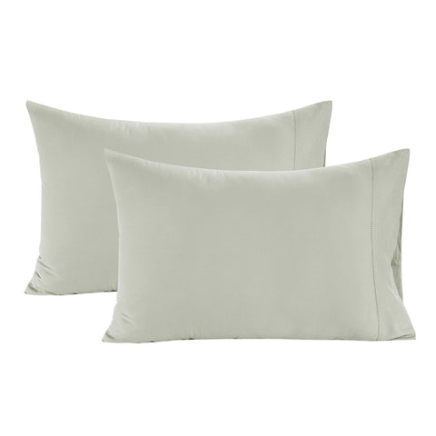  Organic Cotton Pillow Pair |Breathable Fabric | Sustainable & Eco Friendly Durable Pillows 