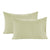 Sea Foam Colour Pattern 2 Pillows in White Background