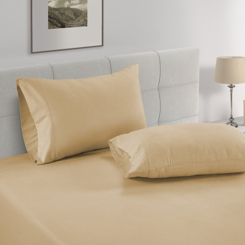 Linen Colour Pattern 2 Pillows in White Background