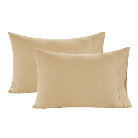 Linen Colour Pattern 2 Pillows in White Background