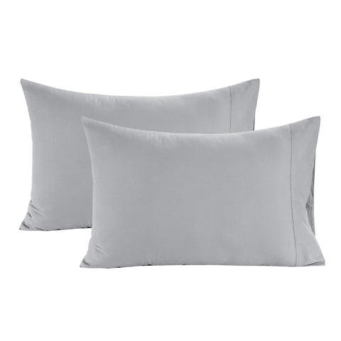 2 Silver Color Pillow Of White Background