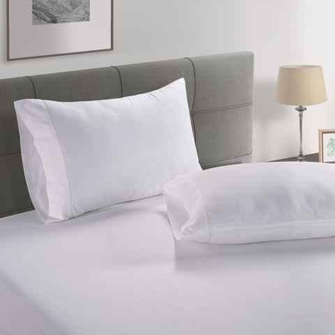  Organic Cotton Pillow Pair |Breathable Fabric | Sustainable & Eco Friendly Durable Pillows 