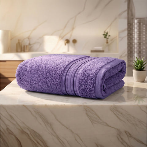 Lane Linen 100% Cotton Bath Towel | 575 Gsm | Ultra Soft Zero Twist Yarn
