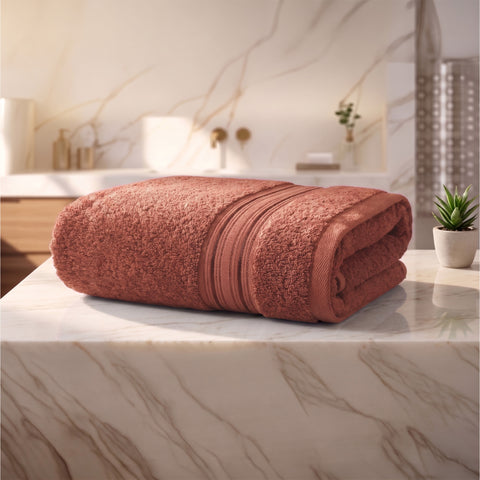 Lane Linen 100% Cotton Bath Towel | 575 Gsm | Ultra Soft Zero Twist Yarn