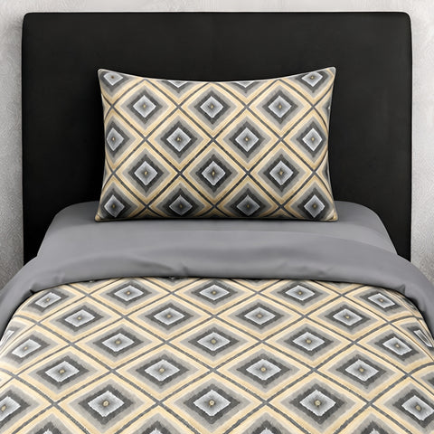 Symphony | 100% Cotton Sheet Set | Soft & Breathable Fabric | 2 Piece (1 Bedsheet + 1 Pillow Cover) | Single Bed Sheet Set