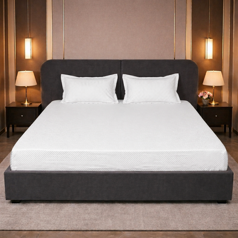 Micro check | 100% Cotton Ultrasoft 400TC Sheet Set | 3 Piece (1 Bedsheet + 2 Pillow Cover) | Oeko-TEX Certified - King Size Bed Sheet Set