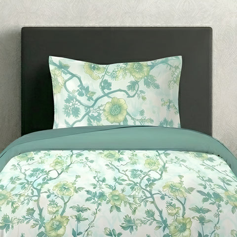 Symphony | 100% Cotton Sheet Set | Soft & Breathable Fabric | 2 Piece (1 Bedsheet + 1 Pillow Cover) | Single Bed Sheet Set