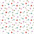 White Multicolor Floral Pattern Bedsheet 