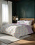 White Yellow Colour Floral Pattern Bedsheet WIith 4 Pillows