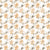 Brown Colour Floral Design Pattern Bedsheets