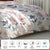 Pink & Blue Floral Color Bedsheet, Cotton Bedsheet, 400TC,Super Soft Bedsheet, Skin Friendly Bedsheets, Durable & Sustainable Bedsheet