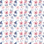 Pink & Blue Floral Colour Bedsheet Pattern Designed Bedsheet