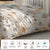 Brown White Floral Bedsheet  Cotton Bedsheet, 400 TC,Super Soft Bedsheet, Skin Friendly Bedsheets, Durable & Sustainable Bedsheet