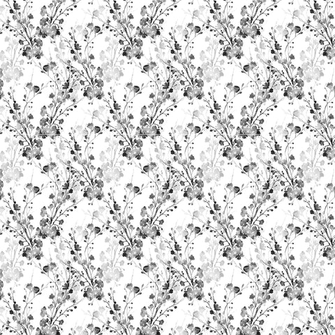 White Color Floral Pattern Design Bedsheets