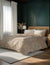 Brown Floral Colour Pattern Bedsheet With 4 Pillows