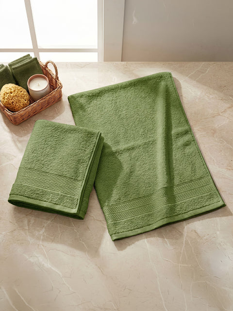 GRES Colorado | 100% Cotton 2 Piece Hand Towel | 450 GSM | Ring Spun Yarn