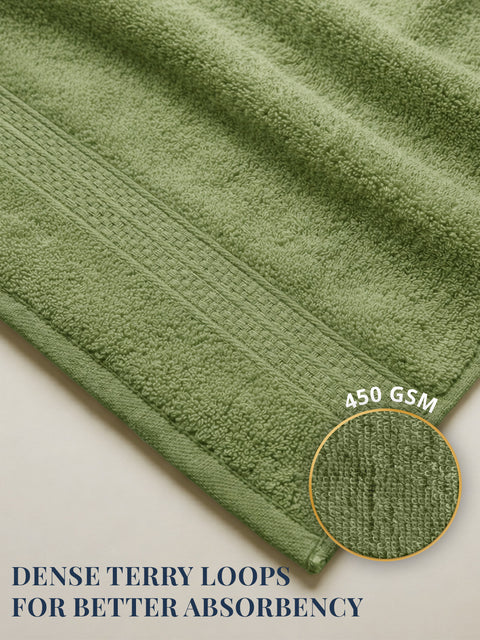 GRES Colorado | 100% Cotton 2 Piece Hand Towel | 450 GSM | Ring Spun Yarn