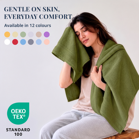 GRES Colorado | 100% Cotton Bath Towel | 450 GSM | Ring Spun Yarn