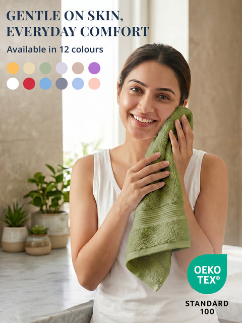 GRES Colorado | 100% Cotton 2 Piece Hand Towel | 450 GSM | Ring Spun Yarn