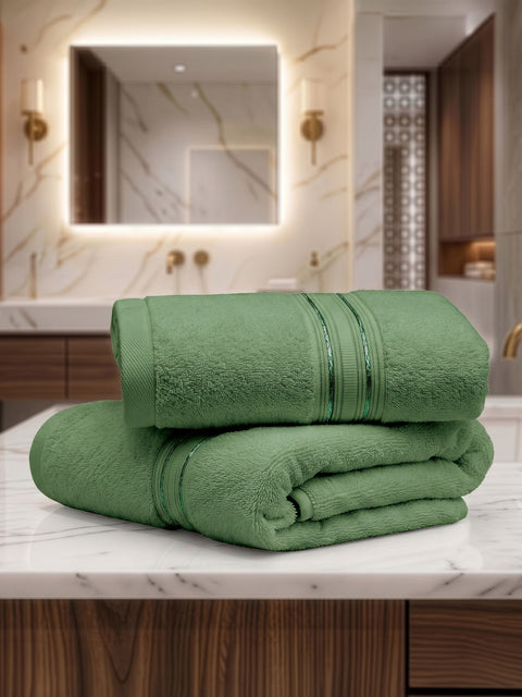 Lane Linen 100% Cotton 2 Piece Hand Towels Set 575 GSM Highly Absorbent and Soft