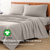King SIZE Bedsheet with Silver Color, 100% Organic Cotton, Percale Weaves, Luxurious Bedsheet 