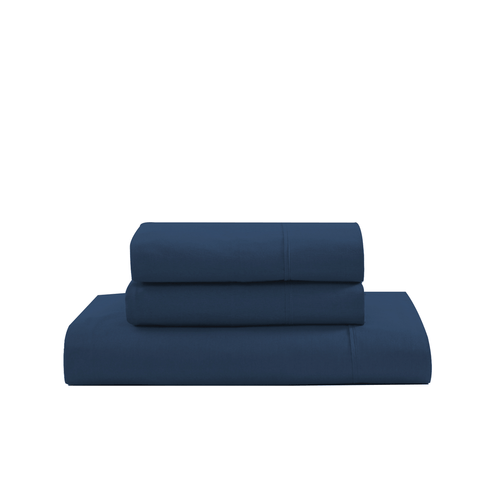 Double sized Bedsheet of Blue Color With White Color background