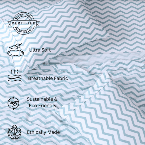 Single bedsheet , ultra soft bedsheet, breathable fabric, sustainable & eco friendly , Ethically Made Bedsheet
