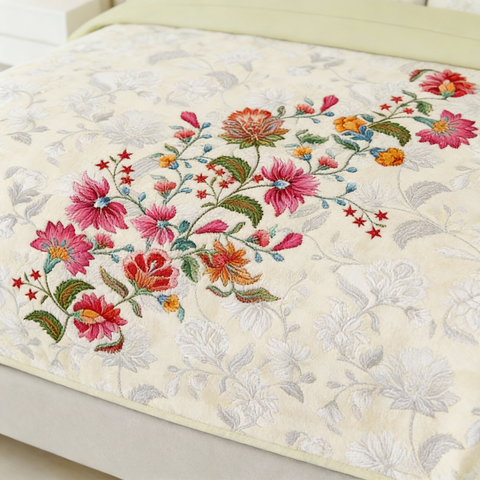 Pixel | 100% Cotton 250 TC Digitally Printed Sheet Set | 3 Piece (1 Bedsheet + 2 Pillow Cover) |Oeko-TEX Certified - King Size Bed Sheet Set