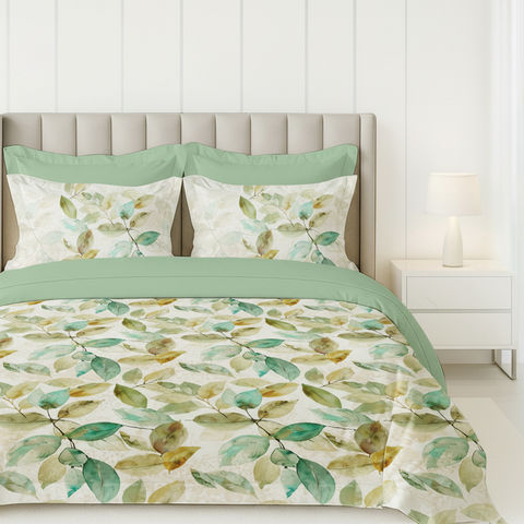 Pixel | 100% Cotton 250 TC Digitally Printed Sheet Set | 3 Piece (1 Bedsheet + 2 Pillow Cover) |Oeko-TEX Certified - King Size Bed Sheet Set