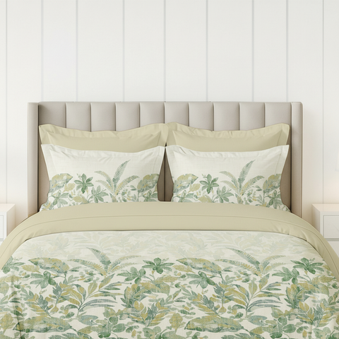 Pixel | 100% Cotton 250 TC Digitally Printed Sheet Set | 3 Piece (1 Bedsheet + 2 Pillow Cover) |Oeko-TEX Certified - King Size Bed Sheet Set