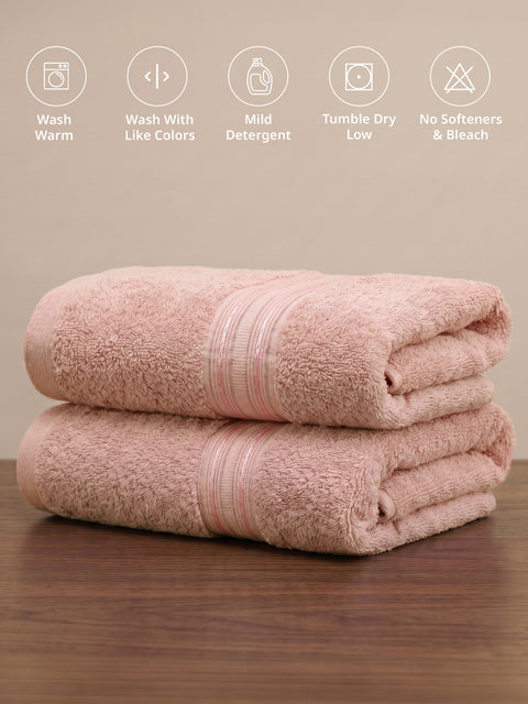 Lane Linen 100% Cotton 2 Piece Hand Towels Set 575 GSM Highly Absorbent and Soft