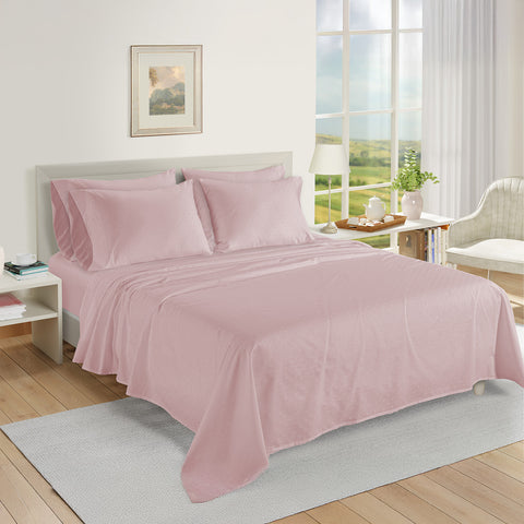 Sephia Rose Bedsheet with 4 pillow covers , Egyptian Cotton Bedsheet , 
 Perfect Fit For King Size Bed