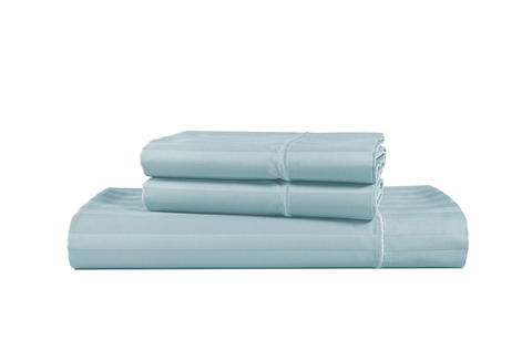 Starlite Blue Colour Bedsheet Set, Perfect Fit For King Size Bed 