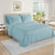 Starlite Blue Bedsheet with 4 pillow covers,  egyptian cotton sheets