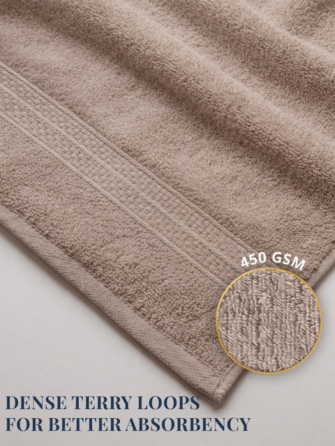 GRES Colorado | 100% Cotton 2 Piece Hand Towel | 450 GSM | Ring Spun Yarn