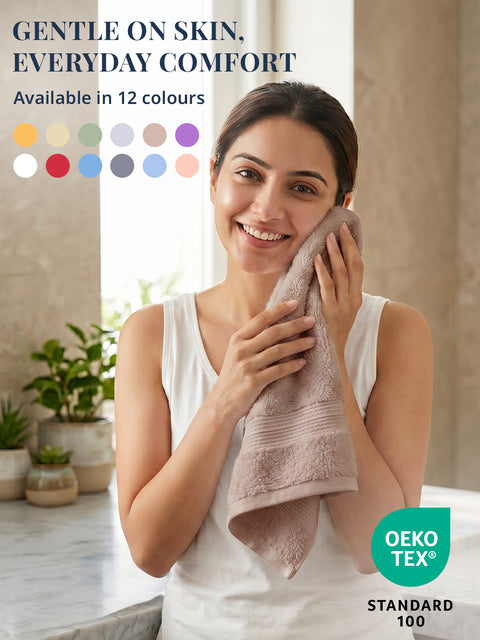 GRES Colorado | 100% Cotton 2 Piece Hand Towel | 450 GSM | Ring Spun Yarn