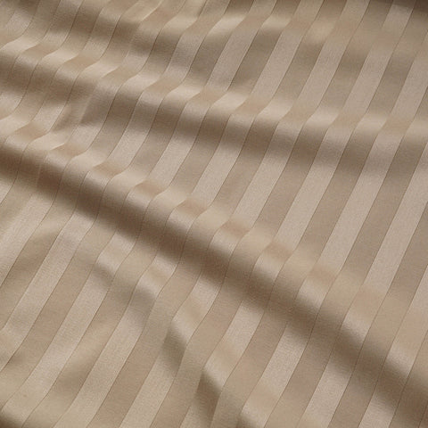 Taupe Bedsheet 800TC Soft Texture, Bedsheet Stripe King 800TC 

