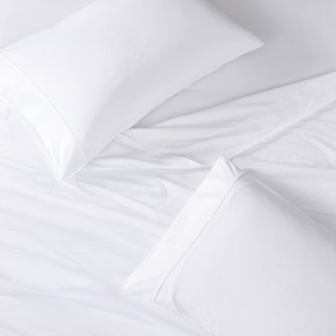 Organica | 100% organic Cotton Sheet Set | Soft & Breathable Fabric | 3 Piece (1 Bedsheet + 2 Pillow Covers) | Percale Weave | GOTS Certified - Double Bed Sheet Set