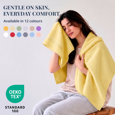 GRES Colorado | 100% Cotton Bath Towel | 450 GSM | Ring Spun Yarn