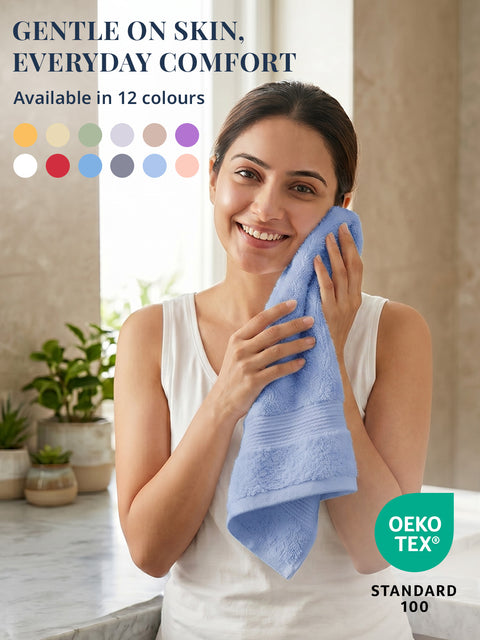GRES Colorado | 100% Cotton 2 Piece Hand Towel | 450 GSM | Ring Spun Yarn