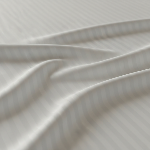 Galaxy | 100% Cotton 250 TC Damask Stripe | Eco-friendly & Wrinkle-free | 2 Piece (1 Bedsheet + 1 Pillow Covers) | Sateen Weave | Single Bed Sheet Set